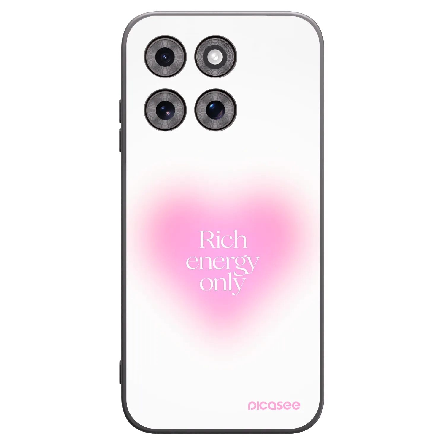 Picasee husă neagră din silicon pentru Motorola Moto G77 - Rich Energy