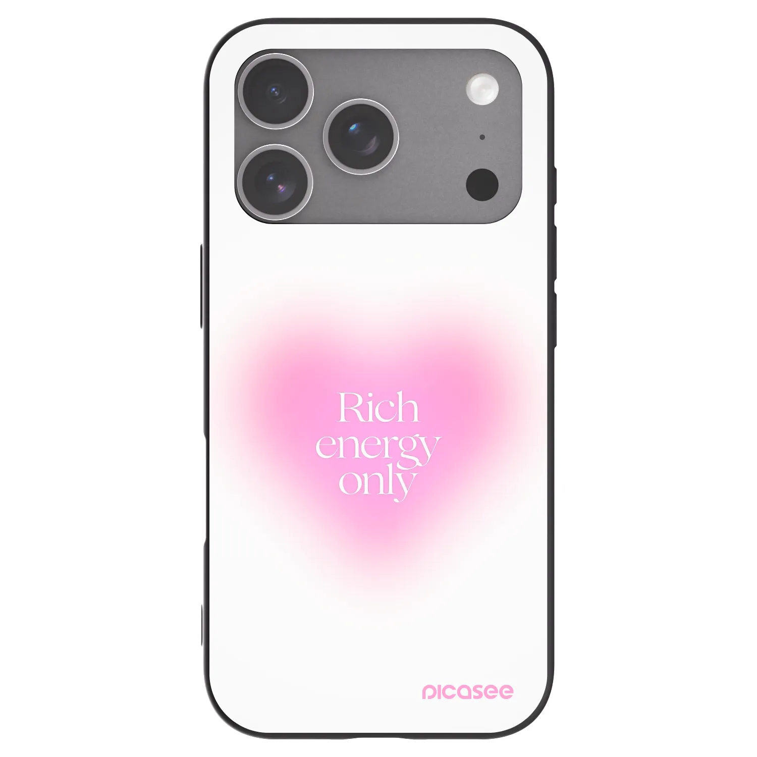 Picasee husă neagră din silicon pentru Apple iPhone 18 Pro - Rich Energy