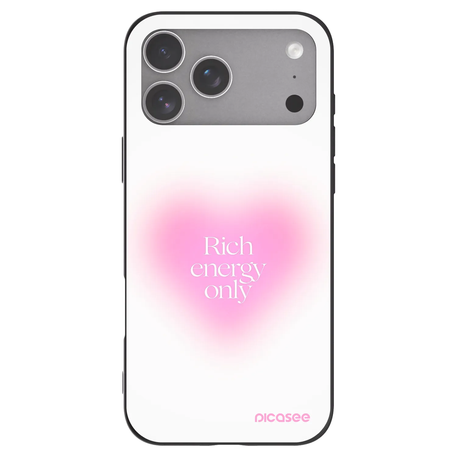 Picasee husă neagră din silicon pentru Apple iPhone 18 Pro Max - Rich Energy