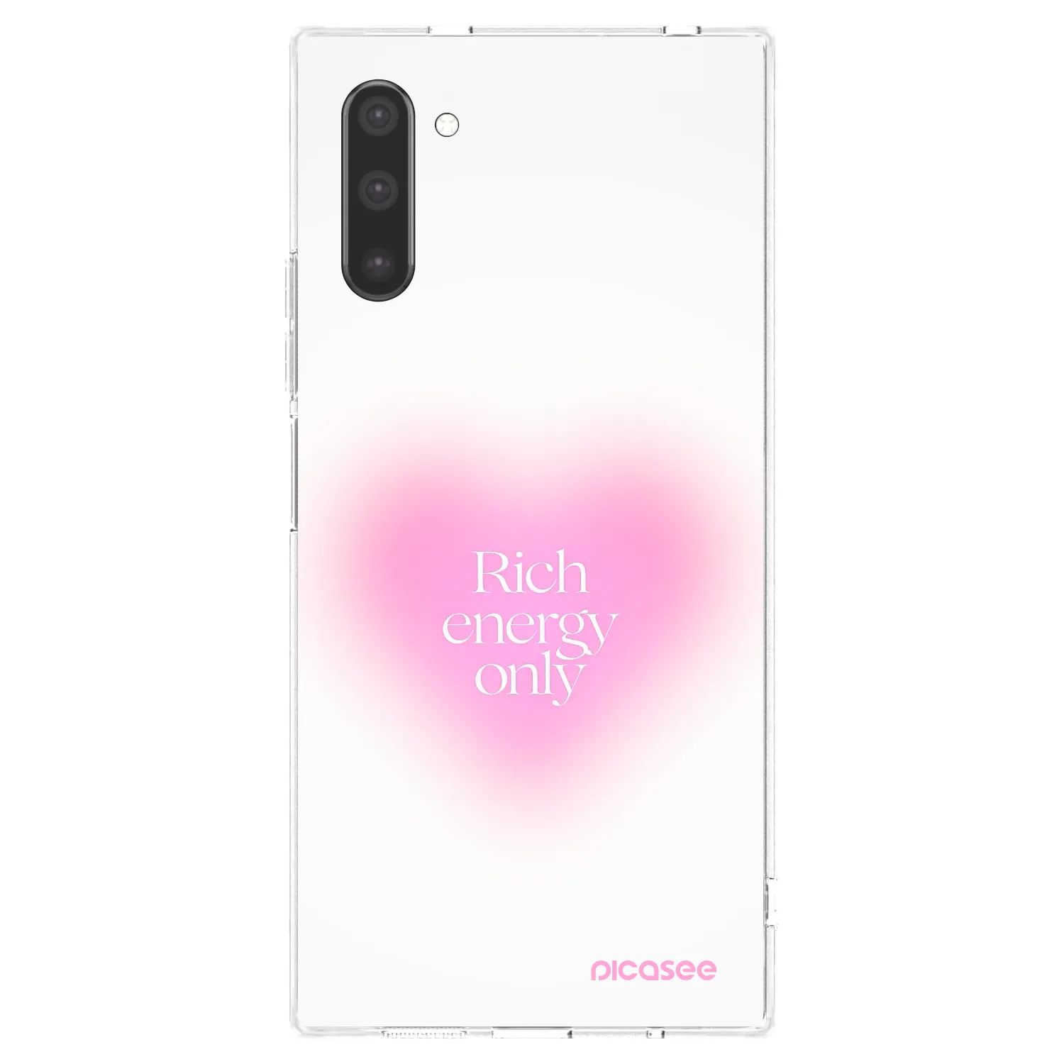 Picasee husă transparentă din silicon pentru Samsung Galaxy Note 10 N970F - Rich Energy