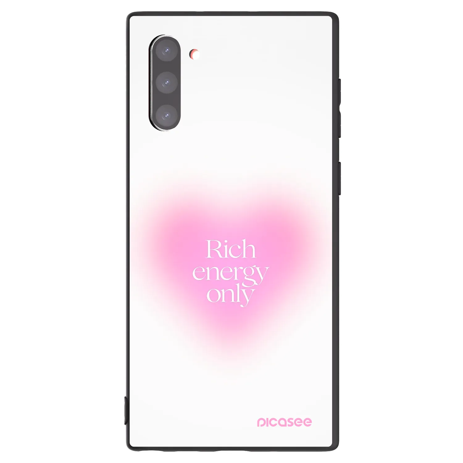Picasee husă neagră din silicon pentru Samsung Galaxy Note 10 N970F - Rich Energy