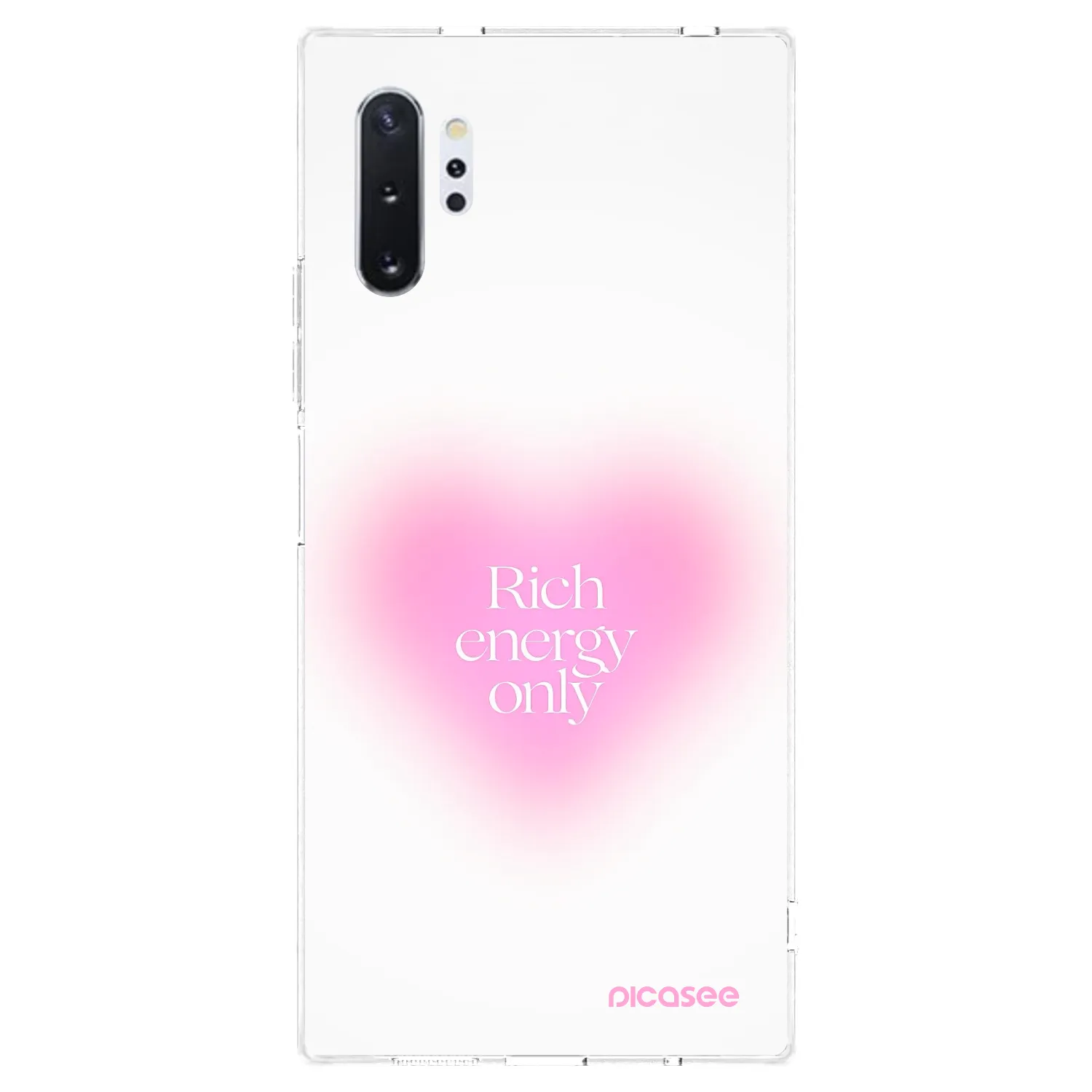 Picasee husă transparentă din silicon pentru Samsung Galaxy Note 10+ N975F - Rich Energy