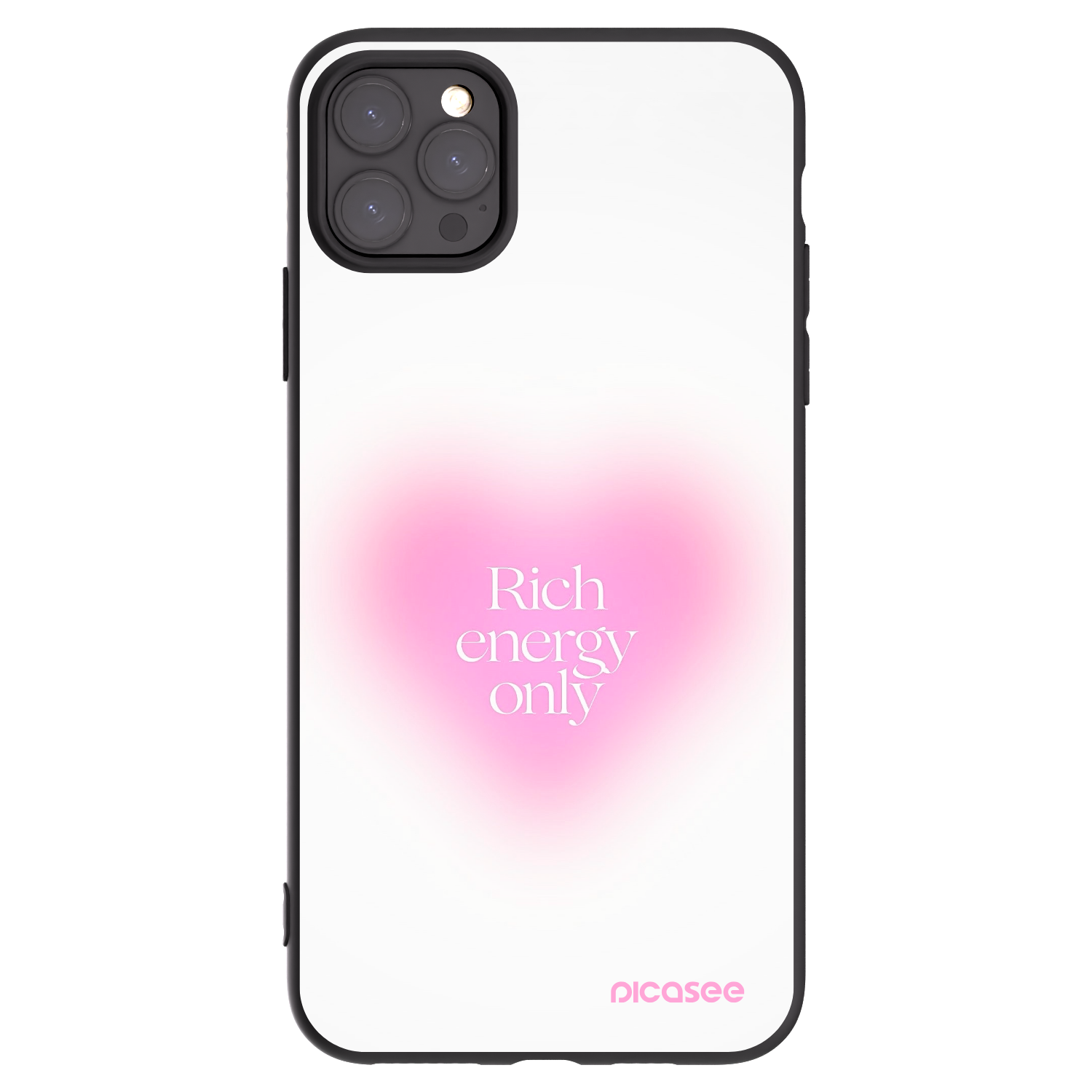 Picasee husă neagră din silicon pentru Apple iPhone 11 Pro Max - Rich Energy