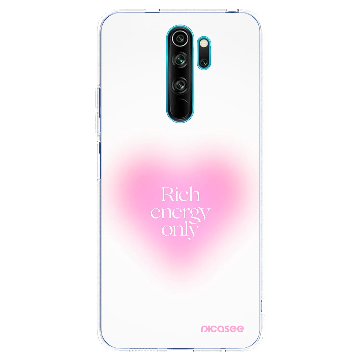 Picasee husă transparentă din silicon pentru Xiaomi Redmi Note 8 Pro - Rich Energy