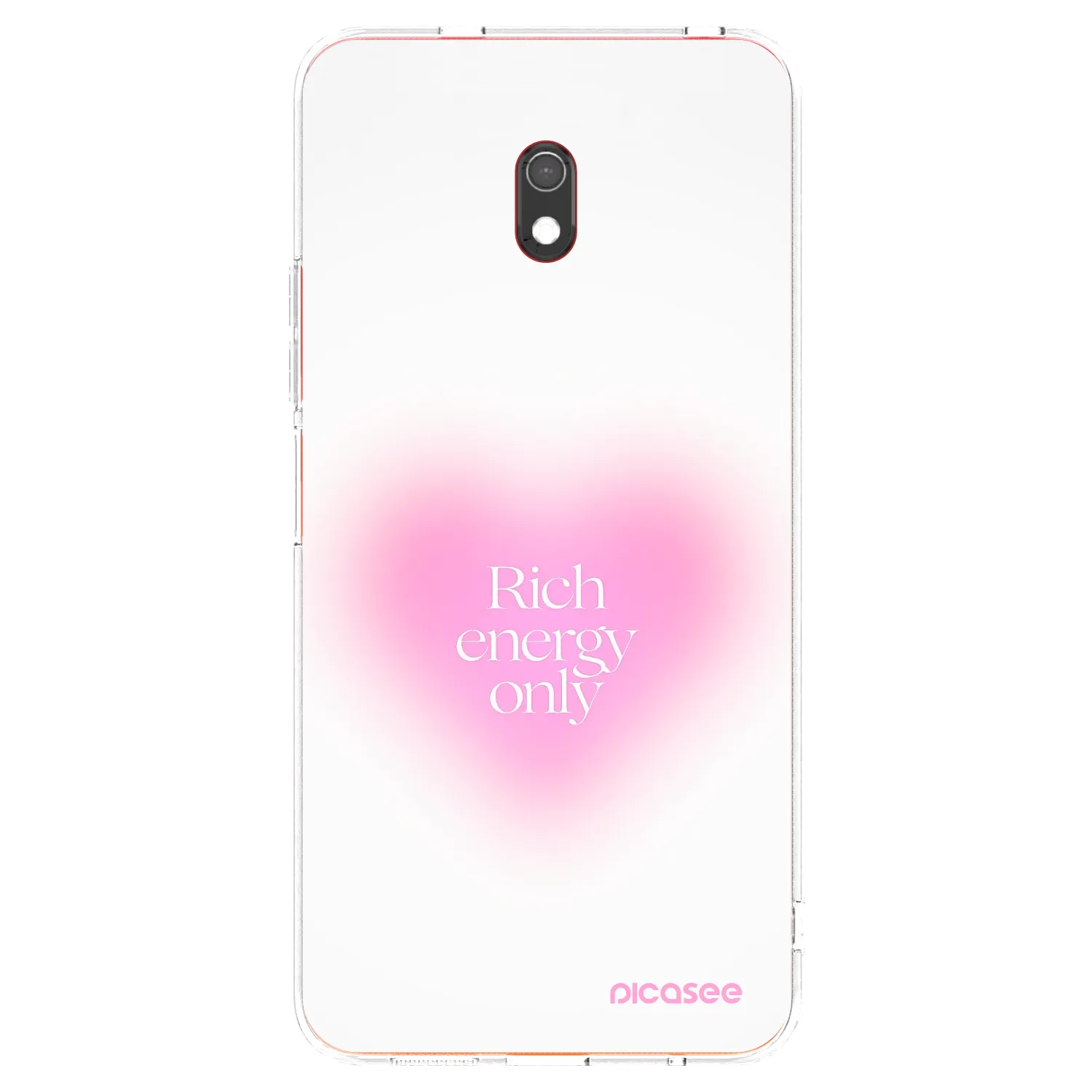 Picasee husă transparentă din silicon pentru Xiaomi Redmi 8A - Rich Energy
