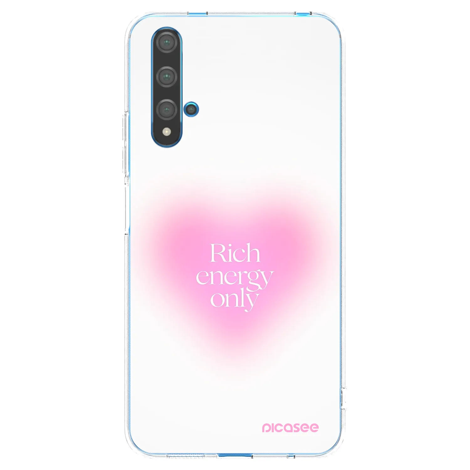 Picasee husă transparentă din silicon pentru Huawei Nova 5T - Rich Energy
