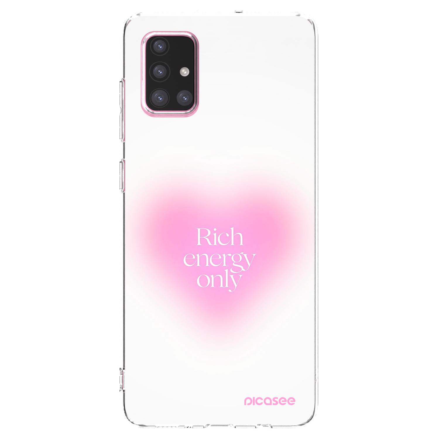 Picasee husă transparentă din silicon pentru Samsung Galaxy A71 A715F - Rich Energy