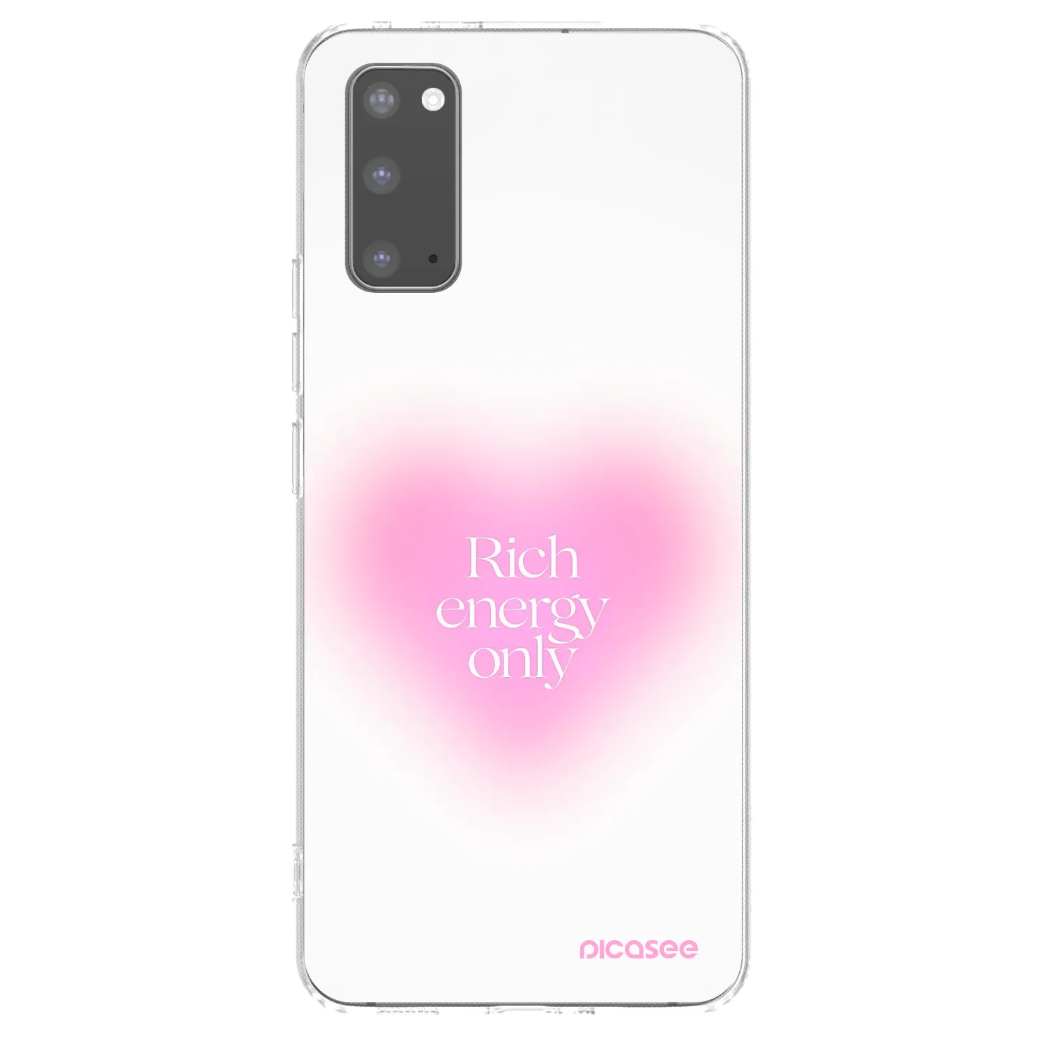 Picasee husă transparentă din silicon pentru Samsung Galaxy S20 G980F - Rich Energy
