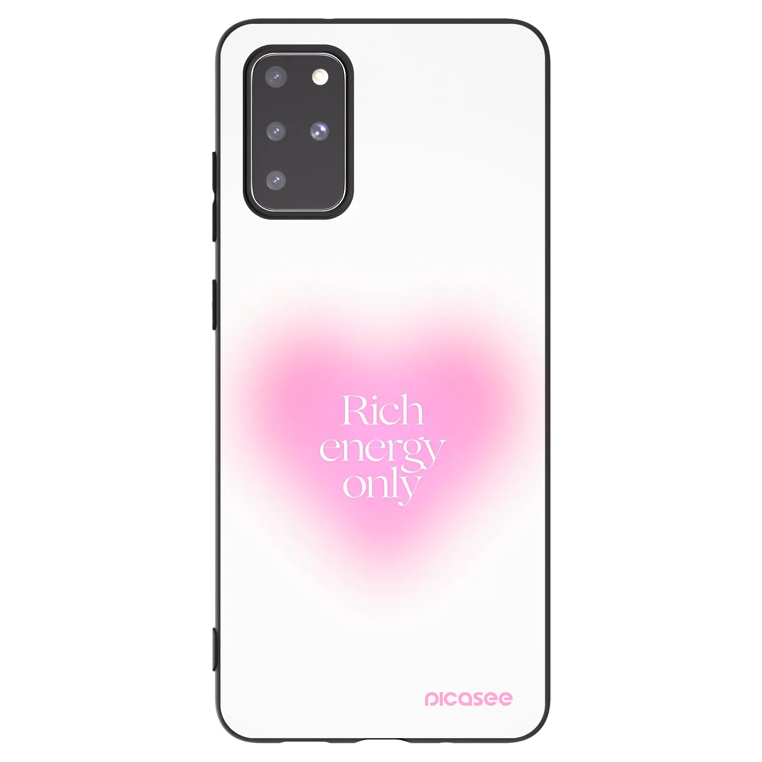 Picasee husă neagră din silicon pentru Samsung Galaxy S20+ G985F - Rich Energy