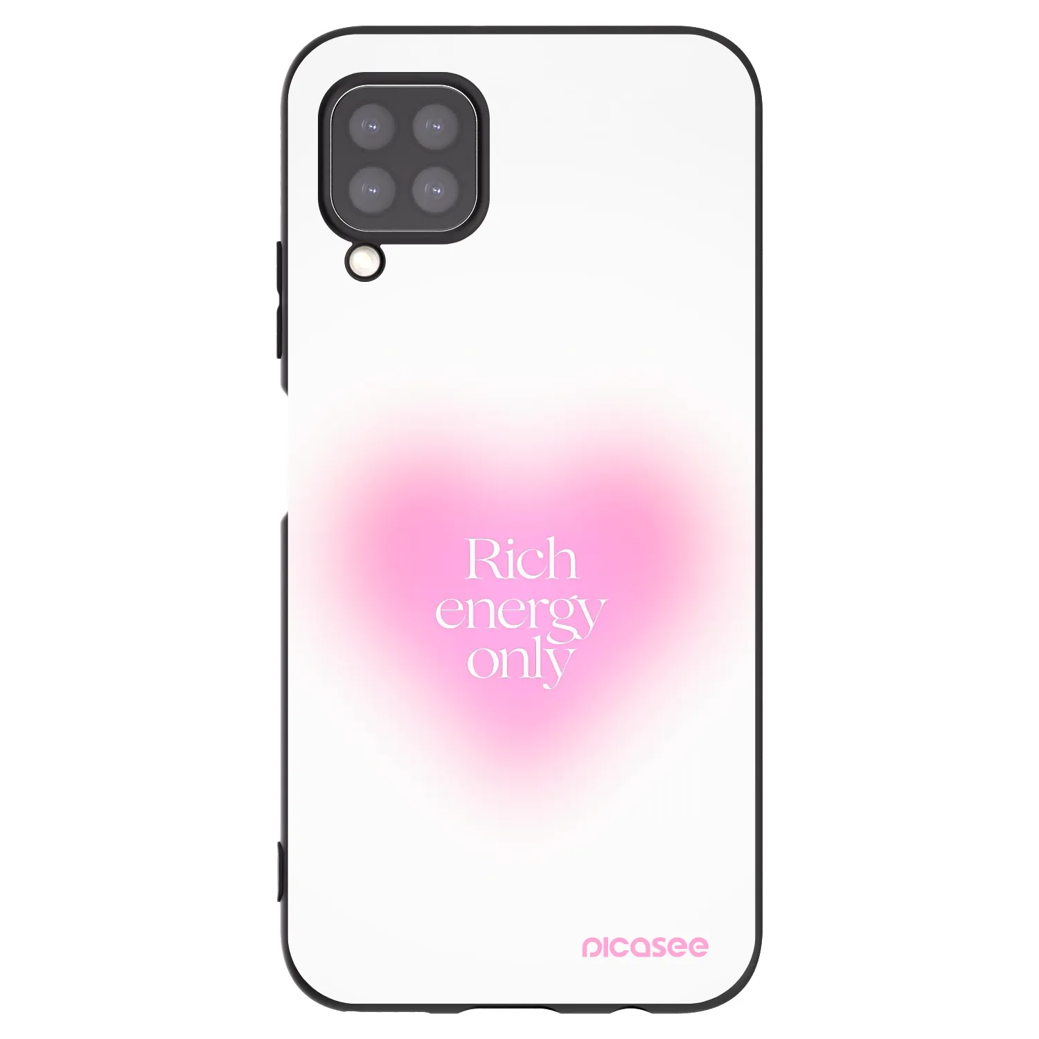 Picasee husă neagră din silicon pentru Huawei P40 Lite - Rich Energy