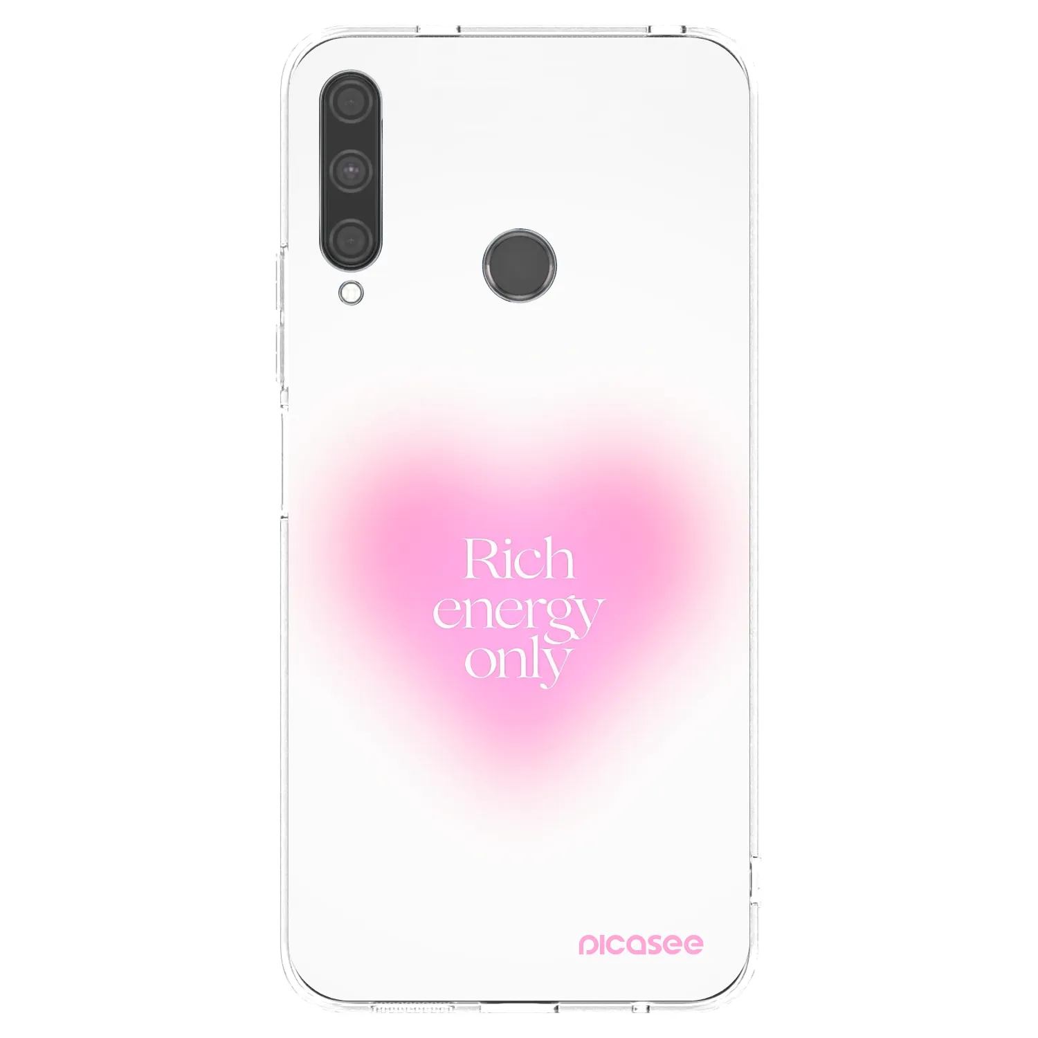 Picasee husă transparentă din silicon pentru Huawei P40 Lite E - Rich Energy