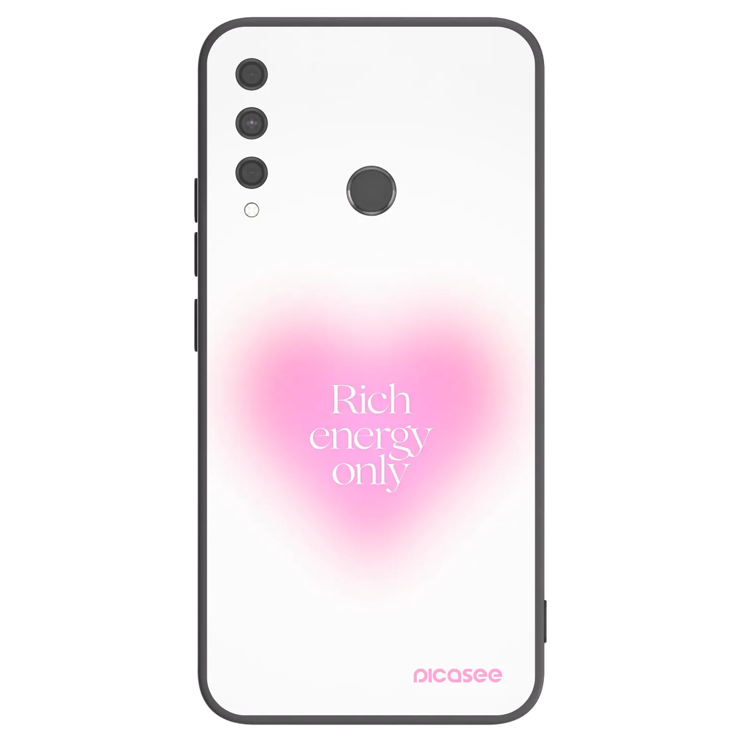 Picasee husă neagră din silicon pentru Huawei P40 Lite E - Rich Energy