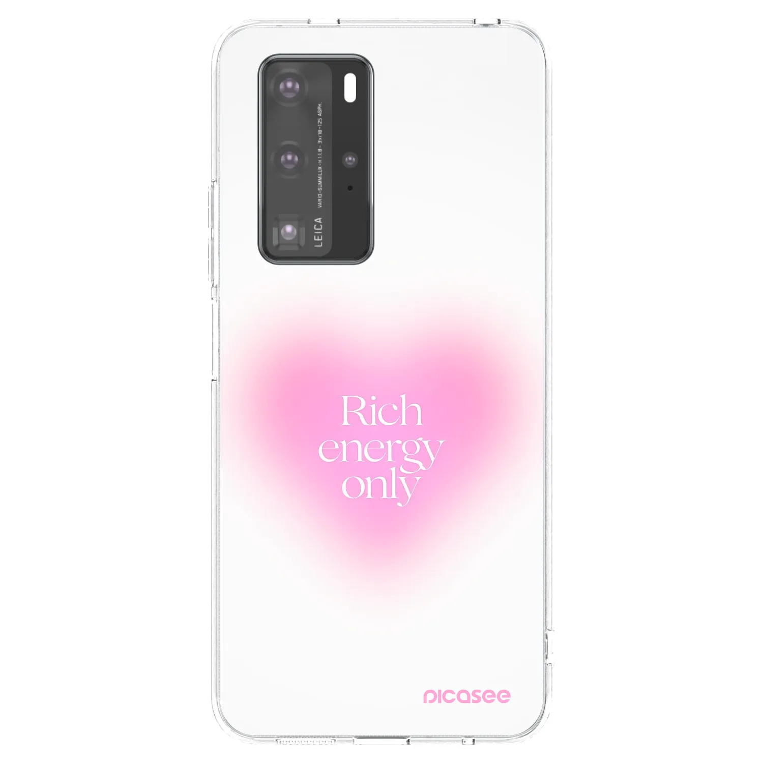 Picasee husă transparentă din silicon pentru Huawei P40 Pro - Rich Energy