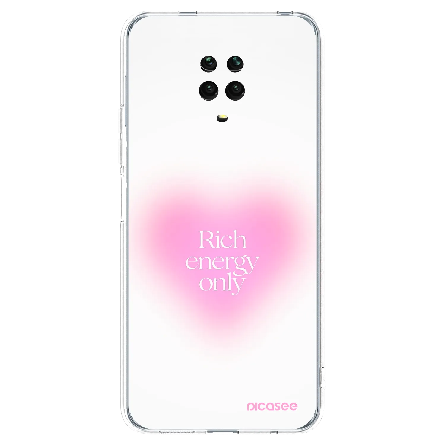 Picasee husă transparentă din silicon pentru Xiaomi Redmi Note 9 Pro - Rich Energy