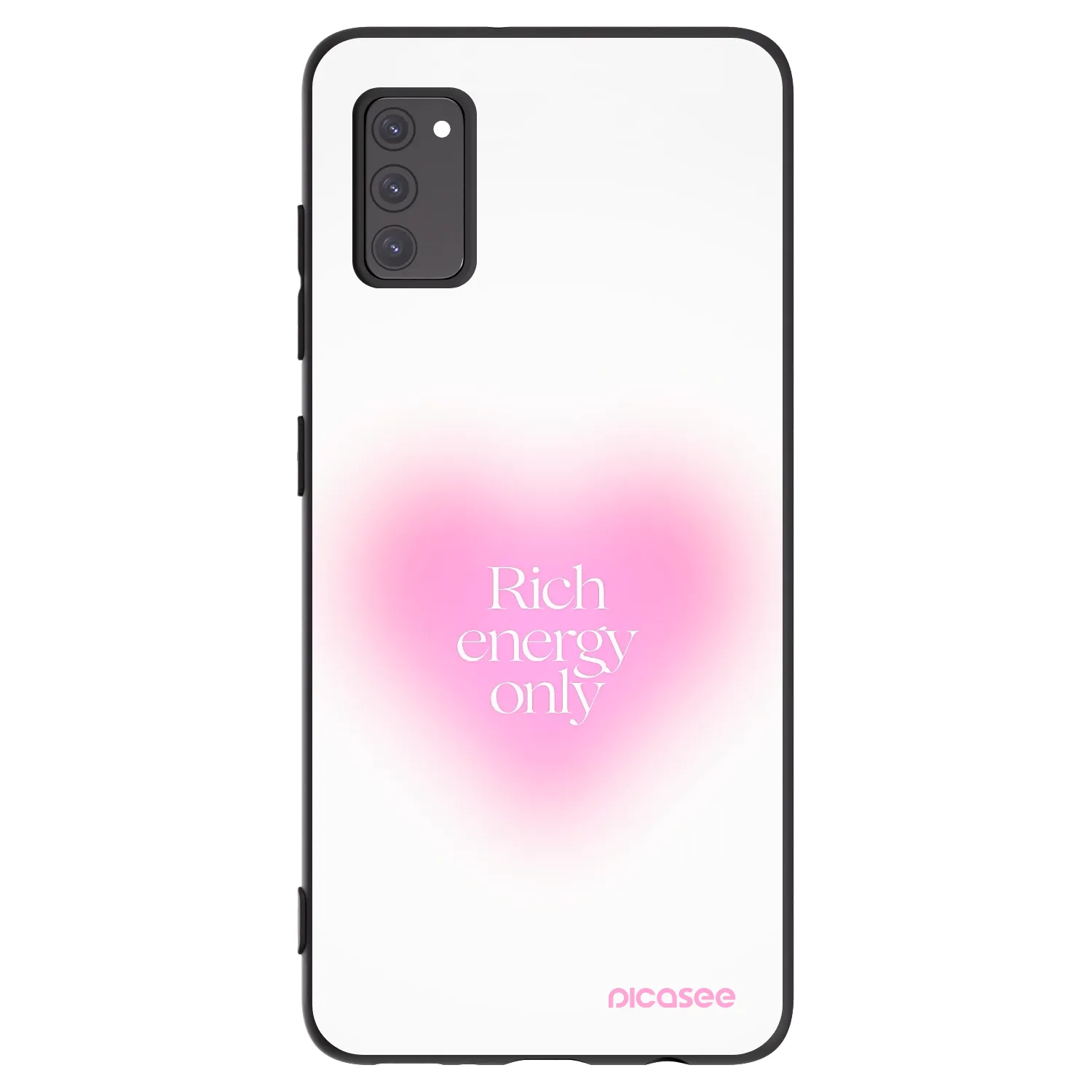 Picasee husă neagră din silicon pentru Samsung Galaxy A41 A415F - Rich Energy