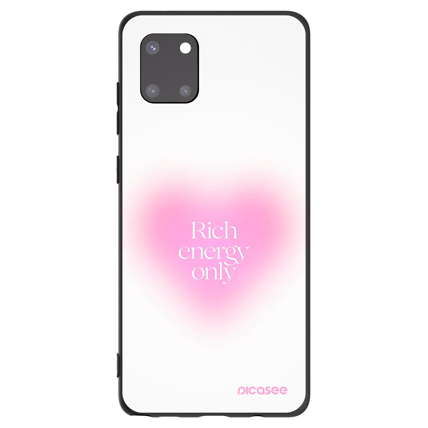 Picasee husă neagră din silicon pentru Samsung Galaxy Note 10 Lite N770F - Rich Energy