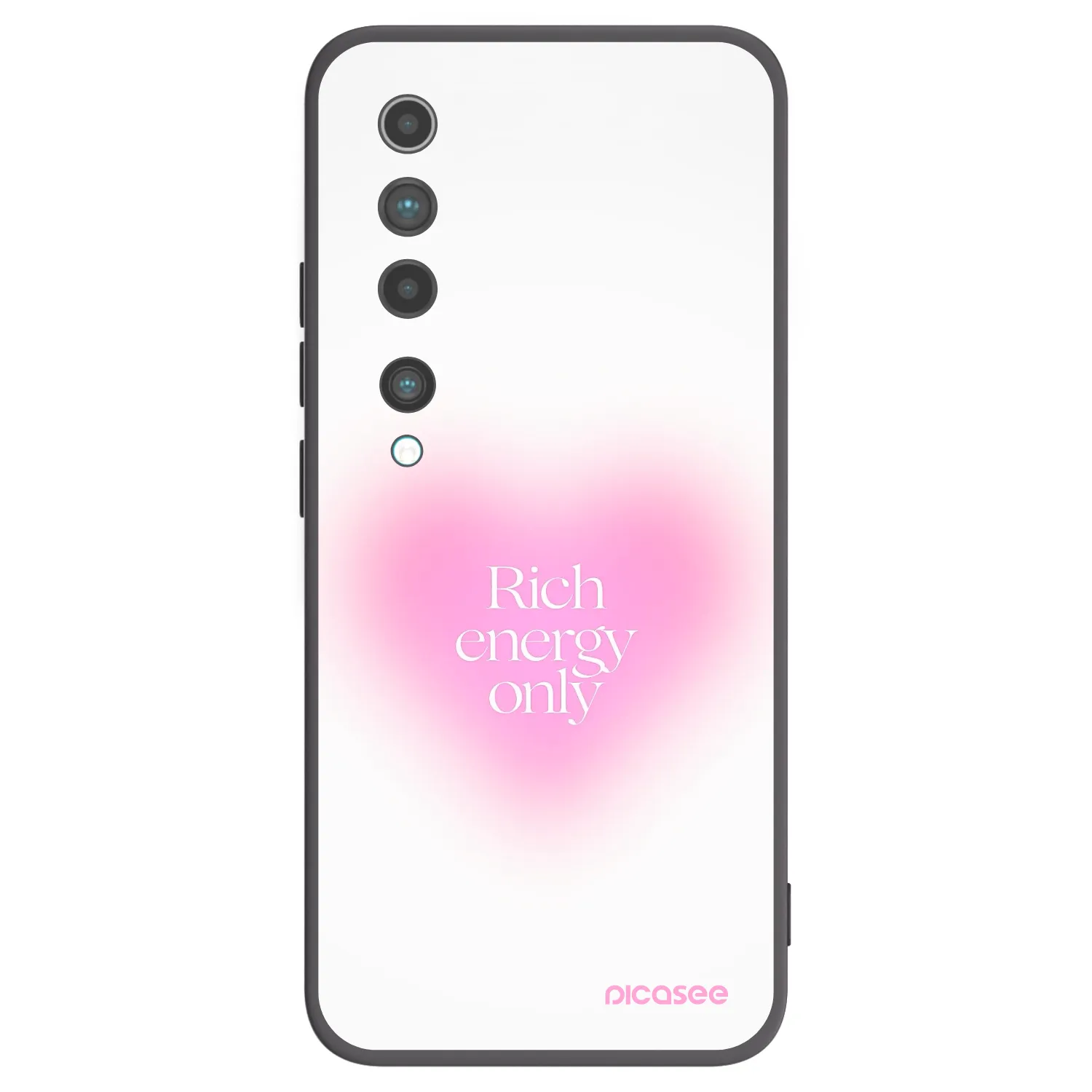 Picasee husă neagră din silicon pentru Xiaomi Mi 10 - Rich Energy