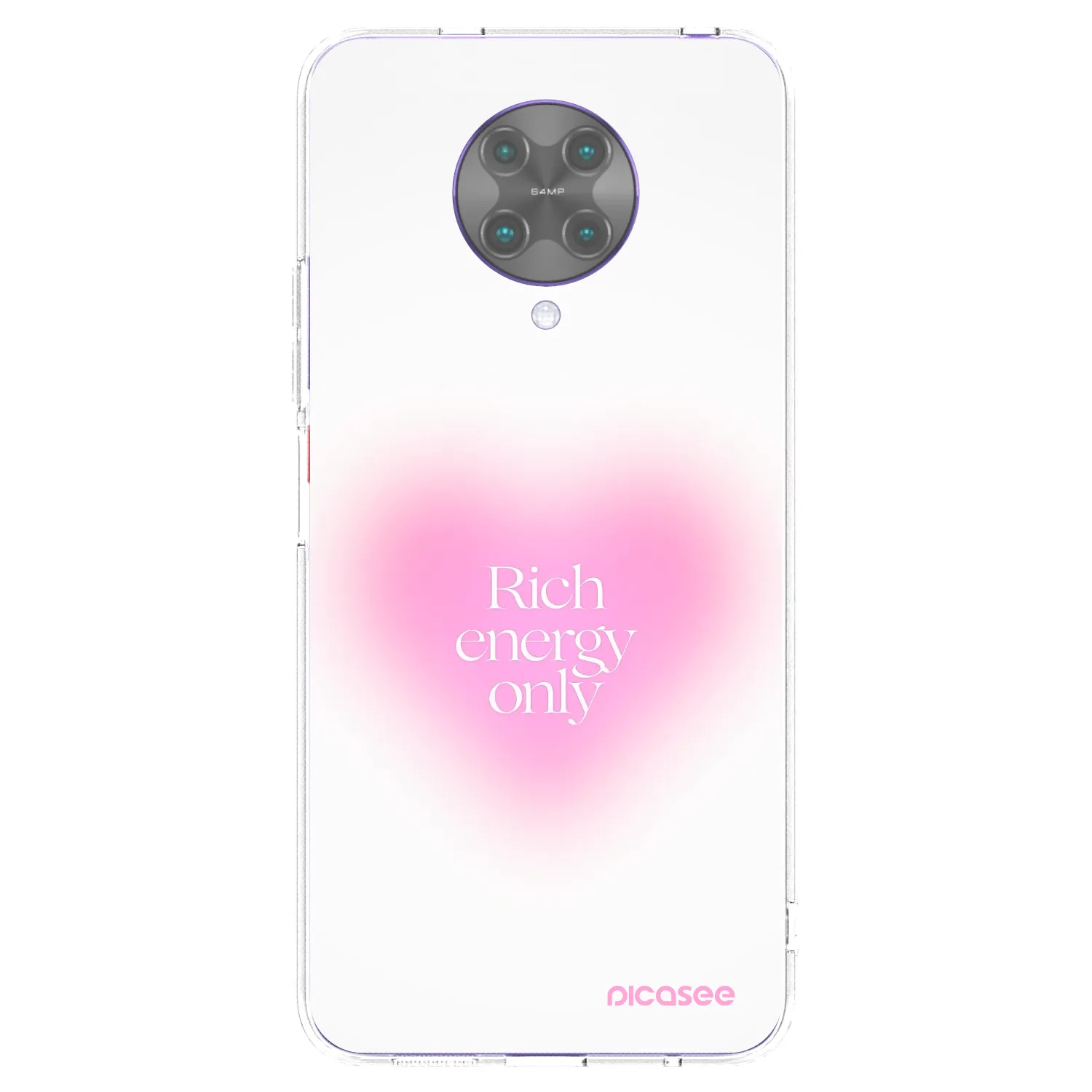 Picasee husă transparentă din silicon pentru Xiaomi Poco F2 Pro - Rich Energy