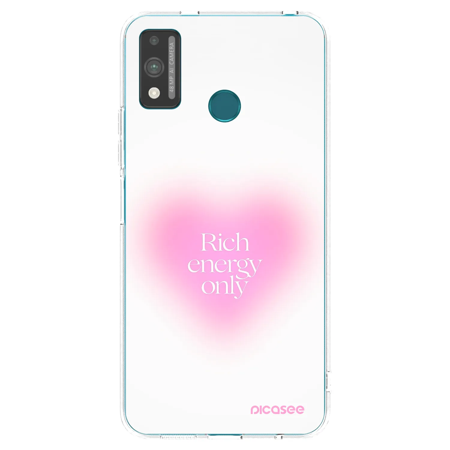 Picasee husă transparentă din silicon pentru Honor 9X Lite - Rich Energy