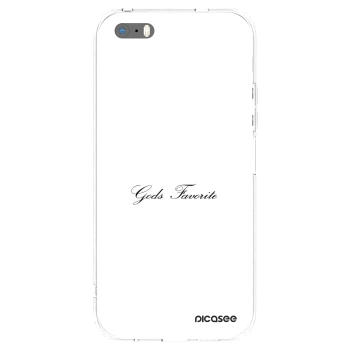 Picasee husă transparentă din silicon pentru Apple iPhone 5/5S/SE - Gods Favorite