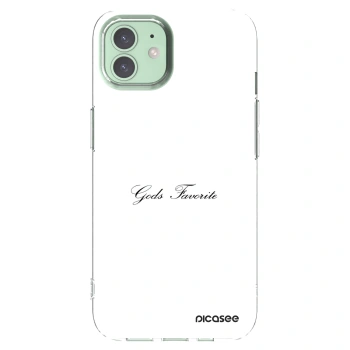 Picasee husă transparentă din silicon pentru Apple iPhone 12 Pro - Gods Favorite