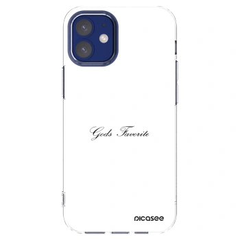 Picasee husă transparentă din silicon pentru Apple iPhone 12 mini - Gods Favorite