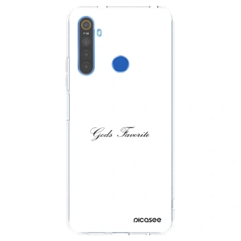 Picasee husă transparentă din silicon pentru Realme 5 - Gods Favorite