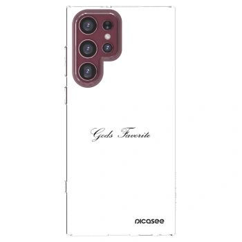 Picasee husă transparentă din silicon pentru Samsung Galaxy S22 Ultra 5G - Gods Favorite