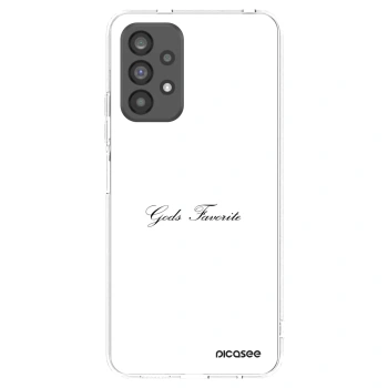 Picasee husă transparentă din silicon pentru Samsung Galaxy A73 5G - Gods Favorite