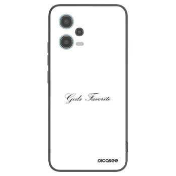 Picasee husă neagră din silicon pentru Xiaomi Redmi Note 12 5G - Gods Favorite