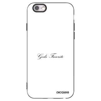 Picasee husă neagră din silicon pentru Apple iPhone 6/6S - Gods Favorite