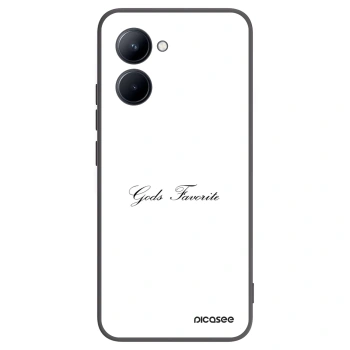 Picasee husă neagră din silicon pentru Realme C33 (2023) - Gods Favorite