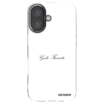Picasee husă transparentă din silicon pentru Apple iPhone 16 - Gods Favorite