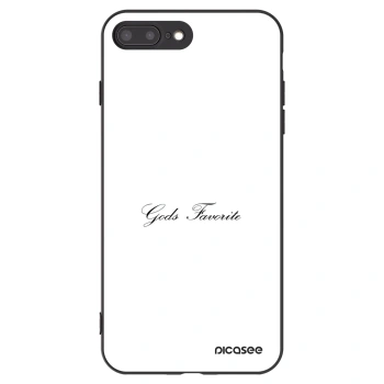 Picasee husă neagră din silicon pentru Apple iPhone 8 Plus - Gods Favorite