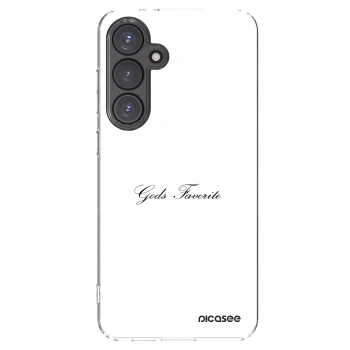 Picasee husă transparentă din silicon pentru Samsung Galaxy S24 FE S721B - Gods Favorite