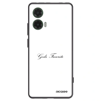 Picasee husă neagră din silicon pentru Motorola Moto G35 5G - Gods Favorite