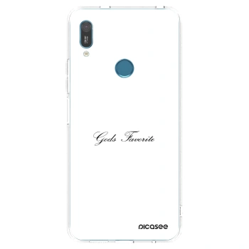 Picasee husă transparentă din silicon pentru Huawei Y6 2019 - Gods Favorite