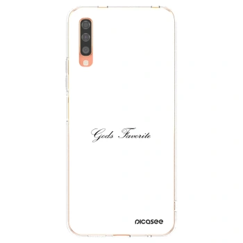 Picasee husă transparentă din silicon pentru Samsung Galaxy A70 A705F - Gods Favorite