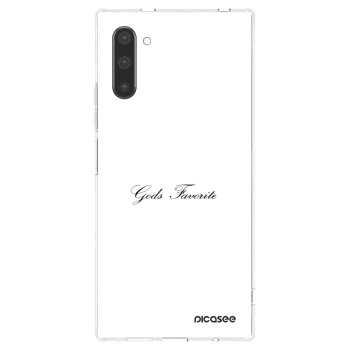 Picasee husă transparentă din silicon pentru Samsung Galaxy Note 10 N970F - Gods Favorite