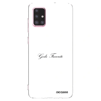 Picasee husă transparentă din silicon pentru Samsung Galaxy A71 A715F - Gods Favorite
