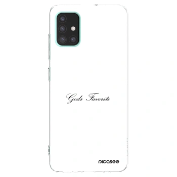 Picasee husă transparentă din silicon pentru Samsung Galaxy A51 A515F - Gods Favorite