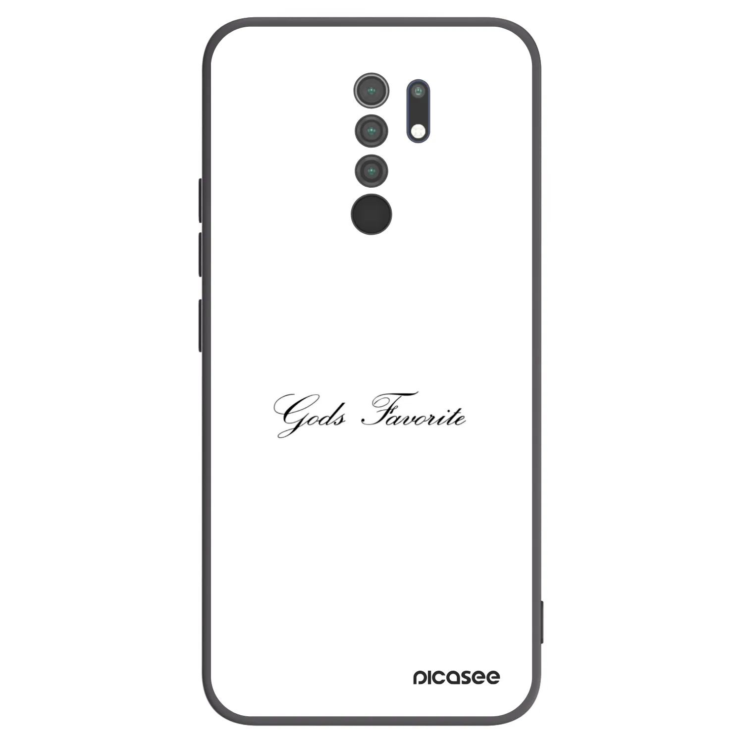 Picasee husă neagră din silicon pentru Xiaomi Redmi 9 - Gods Favorite