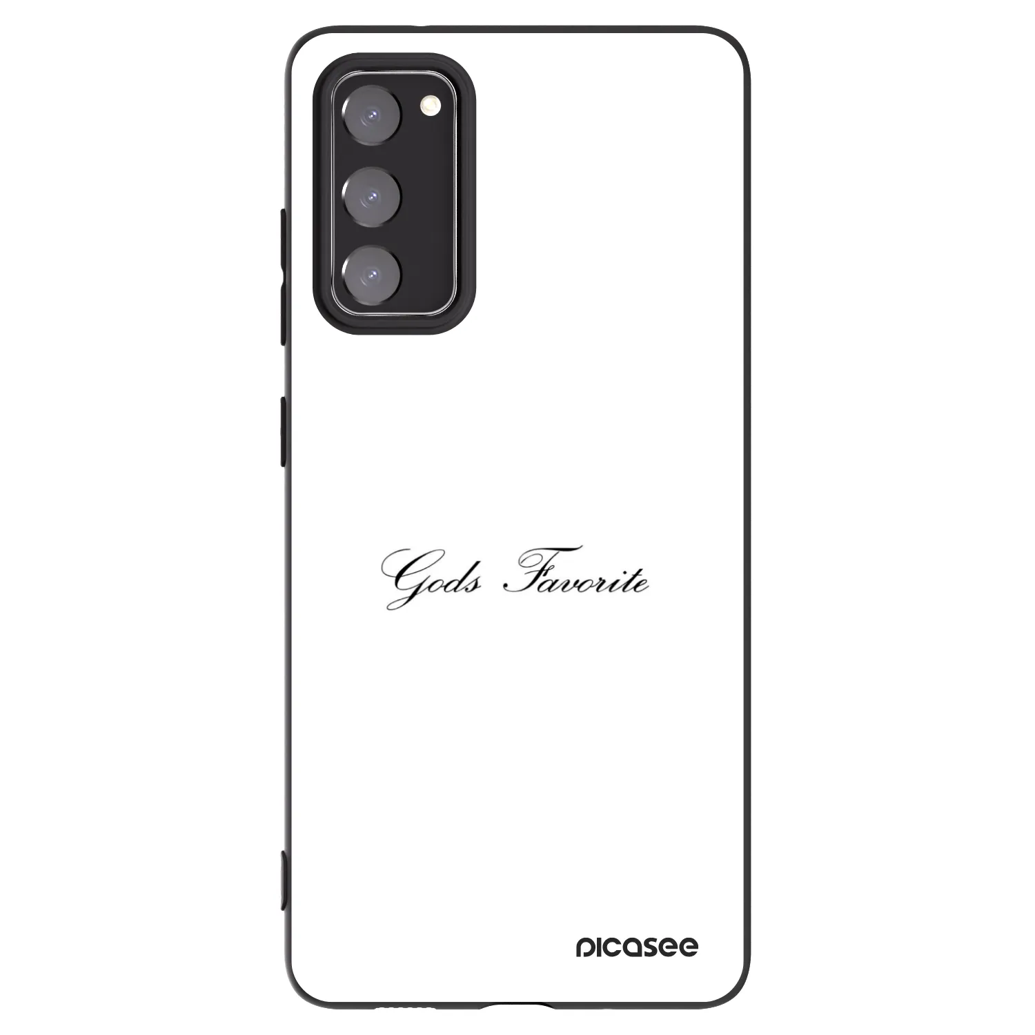 Picasee husă neagră din silicon pentru Samsung Galaxy S20 FE - Gods Favorite