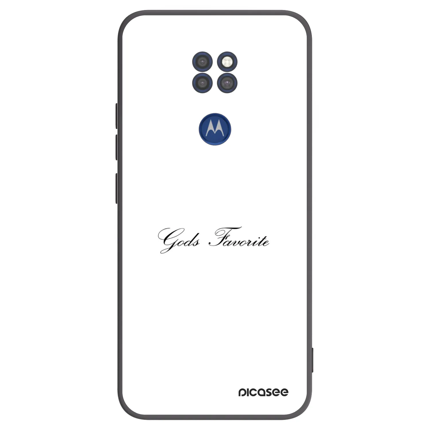 Picasee husă neagră din silicon pentru Motorola Moto G9 Play - Gods Favorite