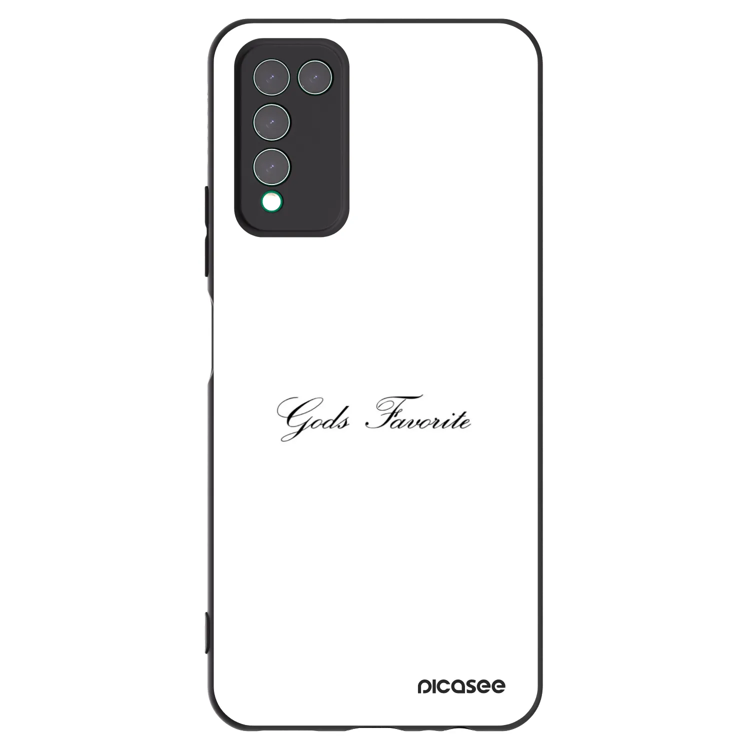 Picasee husă neagră din silicon pentru Honor 10X Lite - Gods Favorite
