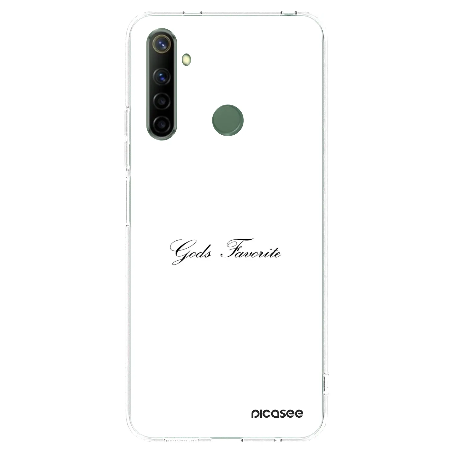 Picasee husă transparentă din silicon pentru Realme 6i - Gods Favorite