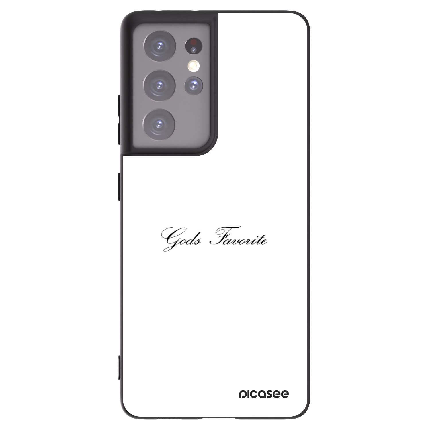 Picasee husă neagră din silicon pentru Samsung Galaxy S21 Ultra 5G G998B - Gods Favorite