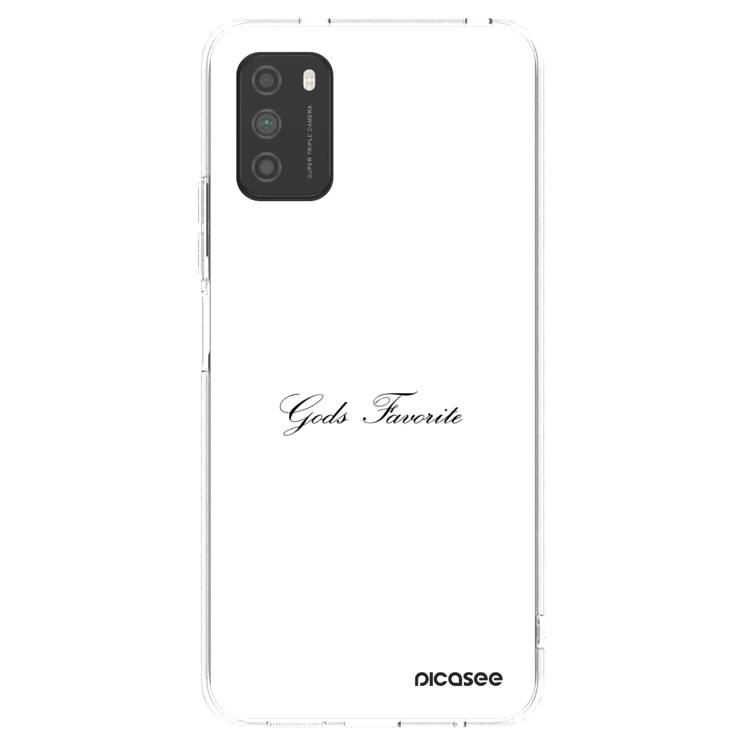 Picasee husă transparentă din silicon pentru Xiaomi Poco M3 - Gods Favorite