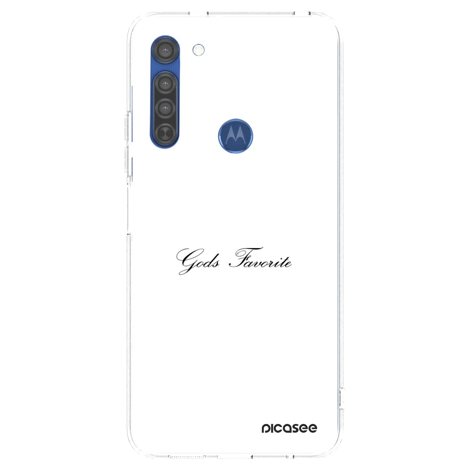Picasee husă transparentă din silicon pentru Motorola Moto G8 - Gods Favorite