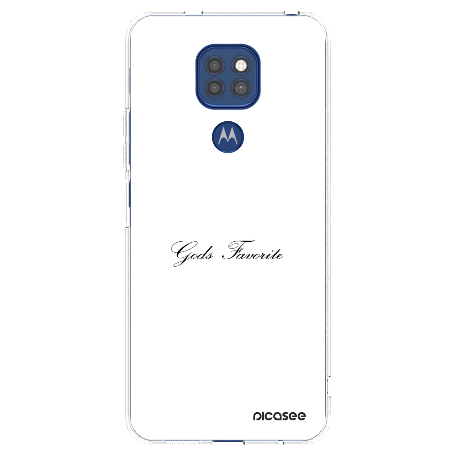 Picasee husă transparentă din silicon pentru Motorola Moto G9 Play - Gods Favorite